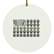 Load image into Gallery viewer, Military Circle Ornament