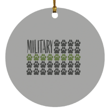 Load image into Gallery viewer, Military Circle Ornament