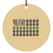 Load image into Gallery viewer, Military Circle Ornament