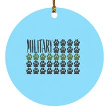Load image into Gallery viewer, Military Circle Ornament