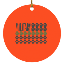 Load image into Gallery viewer, Military Circle Ornament