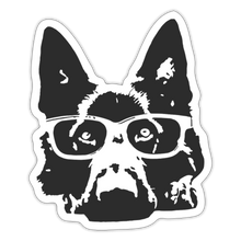 Load image into Gallery viewer, Black Logo Sticker (No Words) - white matte