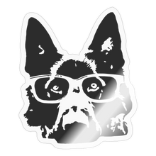 Load image into Gallery viewer, Black Logo Sticker (No Words) - transparent glossy