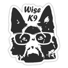 Load image into Gallery viewer, Black Logo Sticker - white matte