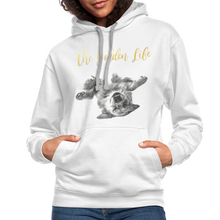 Load image into Gallery viewer, The Golden Life - Contrast Hoodie - white/gray