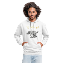 Load image into Gallery viewer, The Golden Life - Contrast Hoodie - white/gray