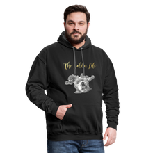 Load image into Gallery viewer, The Golden Life - Contrast Hoodie - black/asphalt
