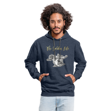 Load image into Gallery viewer, The Golden Life - Contrast Hoodie - indigo heather/asphalt