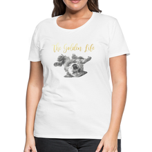 Load image into Gallery viewer, The Golden Life - Women’s Premium T-Shirt - white