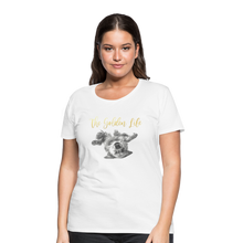 Load image into Gallery viewer, The Golden Life - Women’s Premium T-Shirt - white