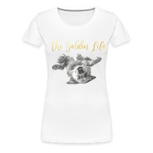 Load image into Gallery viewer, The Golden Life - Women’s Premium T-Shirt - white