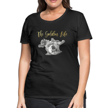 Load image into Gallery viewer, The Golden Life - Women’s Premium T-Shirt - black