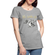 Load image into Gallery viewer, The Golden Life - Women’s Premium T-Shirt - heather gray