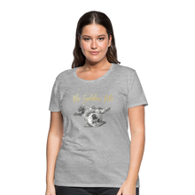 Load image into Gallery viewer, The Golden Life - Women’s Premium T-Shirt - heather gray