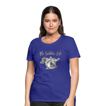Load image into Gallery viewer, The Golden Life - Women’s Premium T-Shirt - royal blue