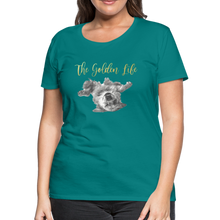 Load image into Gallery viewer, The Golden Life - Women’s Premium T-Shirt - teal