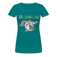 Load image into Gallery viewer, The Golden Life - Women’s Premium T-Shirt - teal