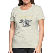 Load image into Gallery viewer, The Golden Life - Women’s Premium T-Shirt - heather oatmeal