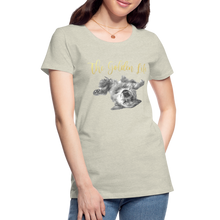 Load image into Gallery viewer, The Golden Life - Women’s Premium T-Shirt - heather oatmeal