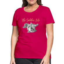 Load image into Gallery viewer, The Golden Life - Women’s Premium T-Shirt - dark pink