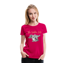 Load image into Gallery viewer, The Golden Life - Women’s Premium T-Shirt - dark pink