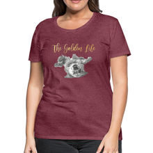 Load image into Gallery viewer, The Golden Life - Women’s Premium T-Shirt - heather burgundy