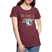 Load image into Gallery viewer, The Golden Life - Women’s Premium T-Shirt - heather burgundy
