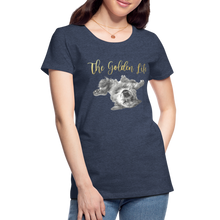 Load image into Gallery viewer, The Golden Life - Women’s Premium T-Shirt - heather blue