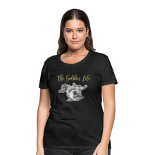 Load image into Gallery viewer, The Golden Life - Women’s Premium T-Shirt - charcoal grey