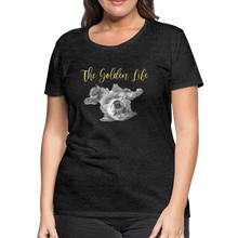 Load image into Gallery viewer, The Golden Life - Women’s Premium T-Shirt - charcoal grey