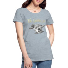 Load image into Gallery viewer, The Golden Life - Women’s Premium T-Shirt - heather ice blue