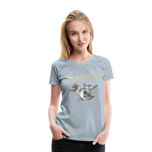Load image into Gallery viewer, The Golden Life - Women’s Premium T-Shirt - heather ice blue