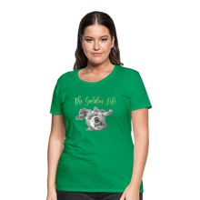 Load image into Gallery viewer, The Golden Life - Women’s Premium T-Shirt - kelly green