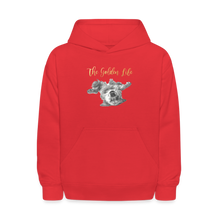 Load image into Gallery viewer, The Golden Life - Kids' Hoodie - red