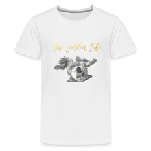 Load image into Gallery viewer, The Golden Life - Kids' Premium T-Shirt - white