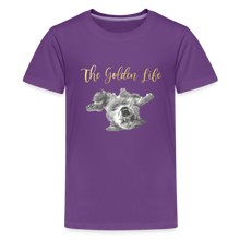 Load image into Gallery viewer, The Golden Life - Kids' Premium T-Shirt - purple