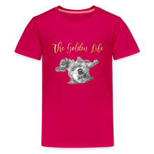 Load image into Gallery viewer, The Golden Life - Kids' Premium T-Shirt - dark pink
