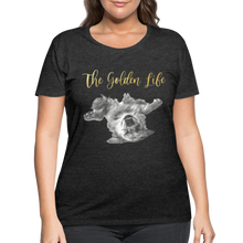 Load image into Gallery viewer, The Golden Life - Women’s Curvy T-Shirt - deep heather