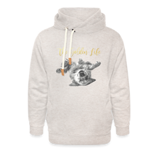 Load image into Gallery viewer, The Golden Life - Shawl Collar Hoodie - heather oatmeal