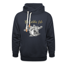Load image into Gallery viewer, The Golden Life - Shawl Collar Hoodie - navy