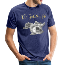 Load image into Gallery viewer, The Golden Life - Unisex Tri-Blend T-Shirt - heather indigo