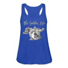 Load image into Gallery viewer, The Golden Life - Women's Flowy Tank Top by Bella - royal blue