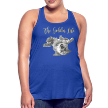 Load image into Gallery viewer, The Golden Life - Women's Flowy Tank Top by Bella - royal blue