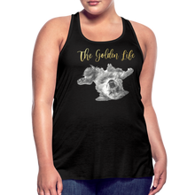 Load image into Gallery viewer, The Golden Life - Women's Flowy Tank Top by Bella - black
