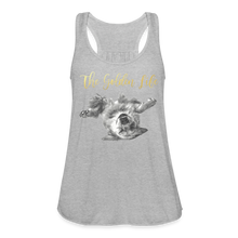 Load image into Gallery viewer, The Golden Life - Women's Flowy Tank Top by Bella - heather gray