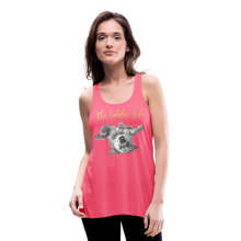 Load image into Gallery viewer, The Golden Life - Women's Flowy Tank Top by Bella - neon pink