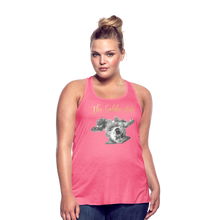 Load image into Gallery viewer, The Golden Life - Women's Flowy Tank Top by Bella - neon pink