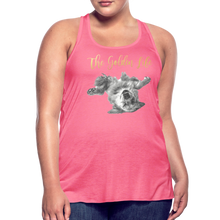 Load image into Gallery viewer, The Golden Life - Women's Flowy Tank Top by Bella - neon pink