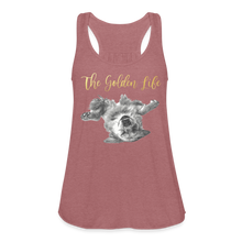 Load image into Gallery viewer, The Golden Life - Women's Flowy Tank Top by Bella - mauve