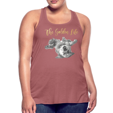 Load image into Gallery viewer, The Golden Life - Women's Flowy Tank Top by Bella - mauve
